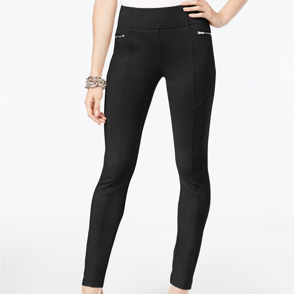 INC Deep Black Skinny Leg Pants